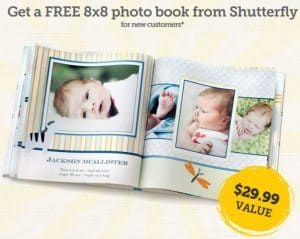 Free Baby Photo Book from Shutterfly - $29.99 value!