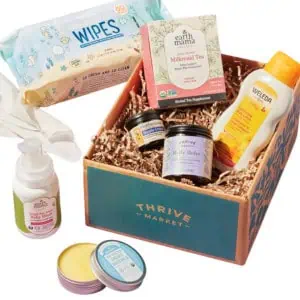 thrive baby box - how to get a box of baby stuff for free